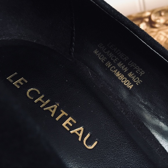 Le Chateau Black Suede Pump - Size 8 - Picture 4 of 6